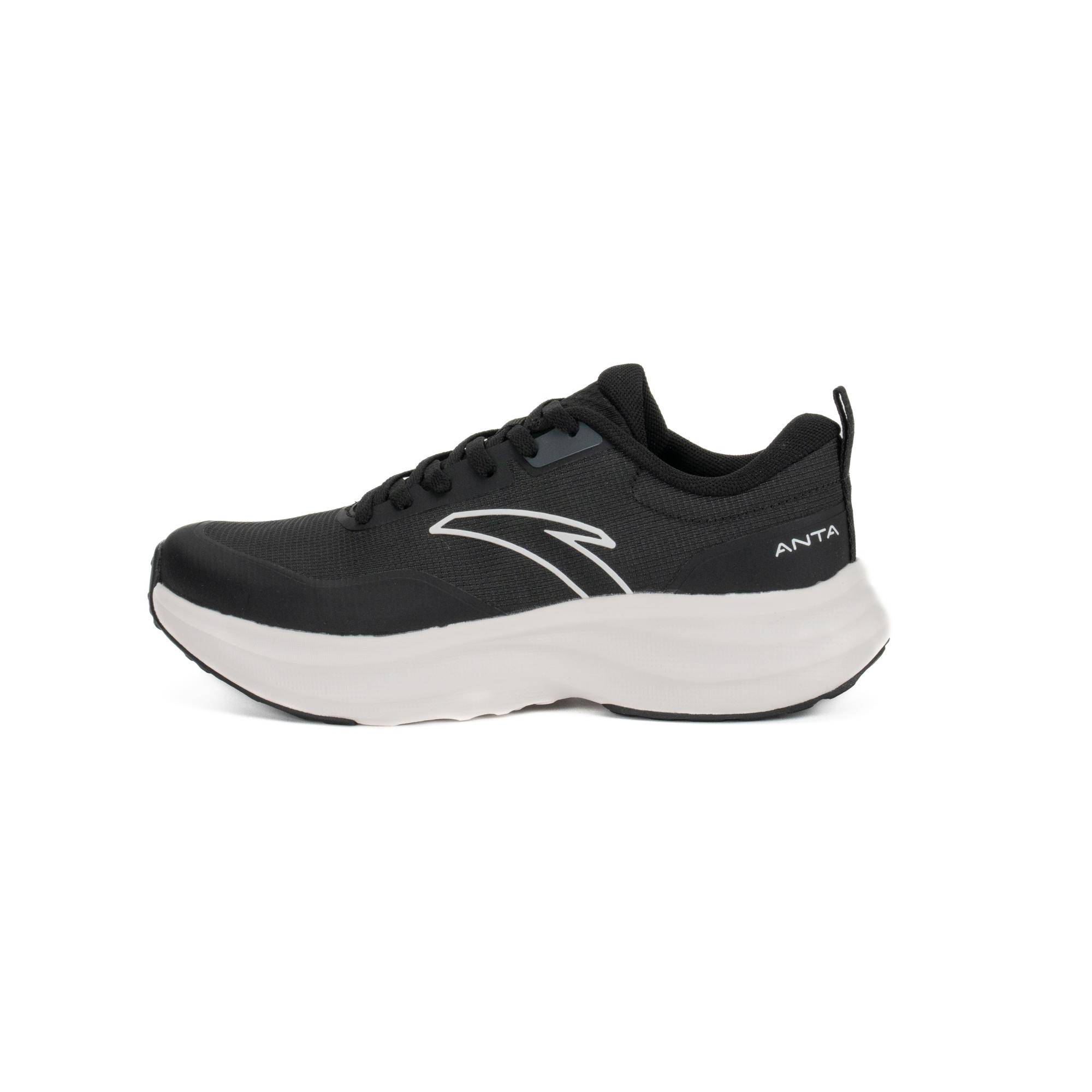 

Anta Light Cloud Autumn Winter Shock Absorbing Non-Slip Running Shoes Women sneaker Black White 122545521R-5 36