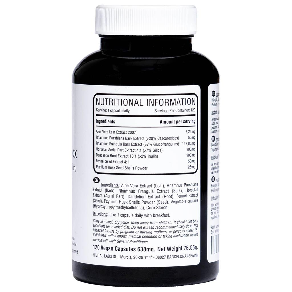 Aloe Vera Detox | 120 cápsulas veganas