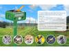 New Enhanced Multi-Animal Solar Pest Repeller for Mice, Snakes, Birds, Dogs, and Insects