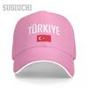 Unisex Sandwich TuRKIYE Turkey Flag And Font Baseball Cap Unisex Women Hip Hop Caps Snapback Golf Hat Fishing