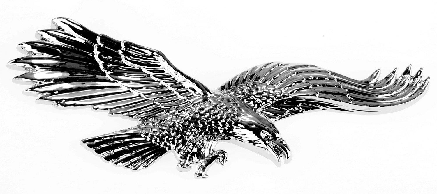 

LFPartS Flying Eagle 3D Car Motorcycle Emblem (Chrome)