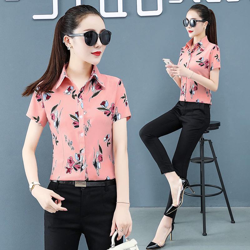 Korean Style Women s Slimming Chiffon Long Sleeve Spring Top L