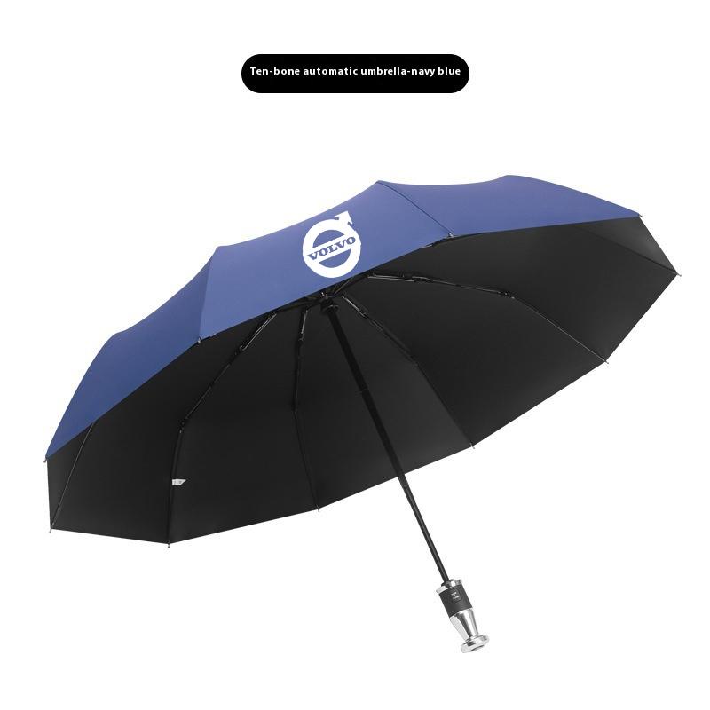 For Volvo XC40 XC60 XC70 XC90 C30 C70 S40 S60 S80 S90 V40 V50 Car Automatic Folding Windproof Sunshade Umbrella auto Accessorie