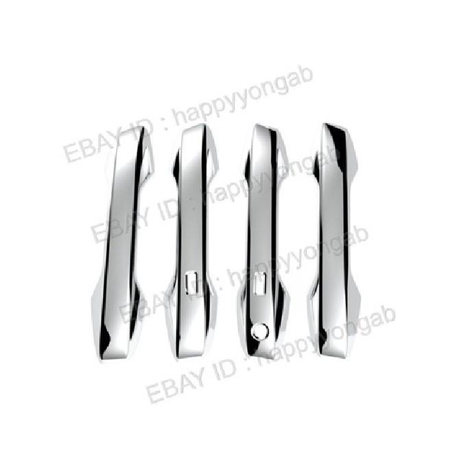 ABS Chrome Door Handle Side Cover Trim Smart Keyhole For 2025-2026 Nissan Kicks