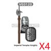 MOC Medieval Military Figures Building Blocks Castle Militia Soldier Dragon Gothic Knight Helmets Swords Shield Bricks Toys N06