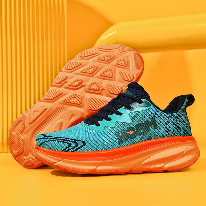 Large size Korean version of fashion men's shoes sports shoes men's new casual and lightweight running shoes trendy couple basketball