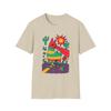 Unisex Softstyle Llama Pinata T-Shirt – Rainbow Stripes, Trippy Desert Vibes