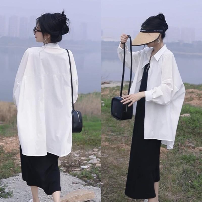 2026 Korean-Style Loose Casual Vest & Sun Protection Shirt Set for Women