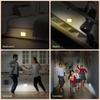 Motion Sensor Led Night Light Wireless Wall Square Usb Smart Rechargeable Magnetic 2-colors Bedroom Lights Corridor Hallway Lamp