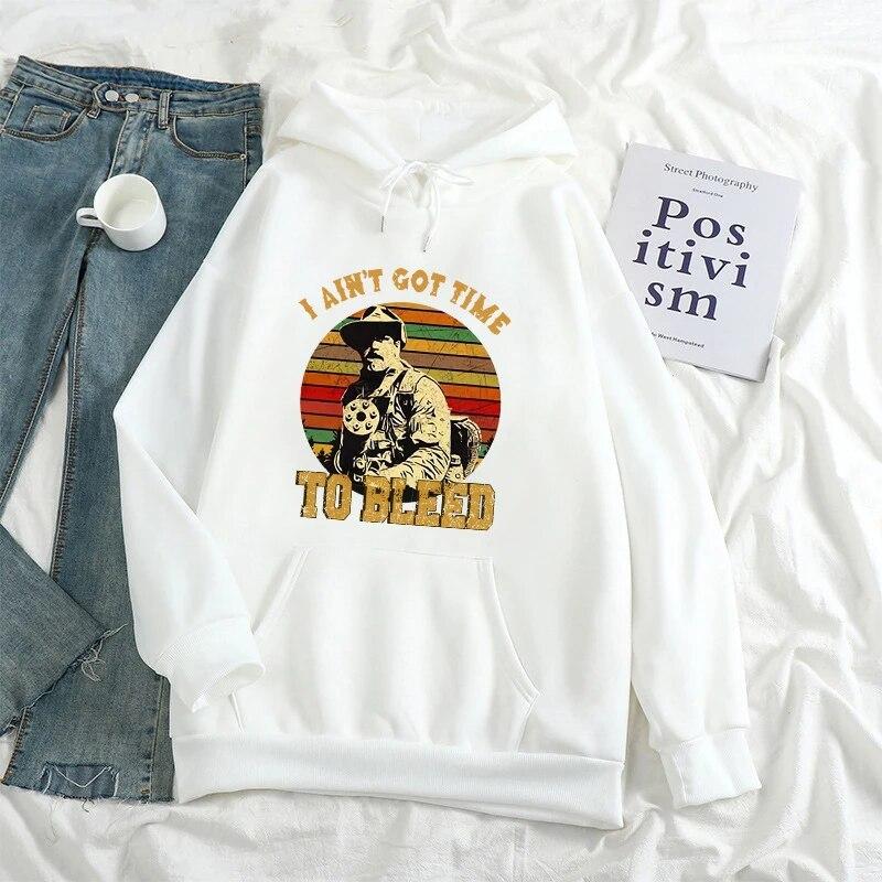 Blain Predator, флисовые толстовки с капюшоном унисекс с длинным рукавом, осень-зима, теплый пуловер с капюшоном, винтажная уличная одежда L