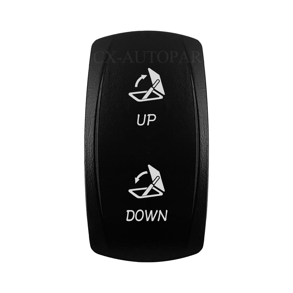 Laser-Engravable Rocker Switch Cap (No Body) - Switch Actuator Cover Replacement for 12V 24V Car Boat ATV Carling ARB Narva