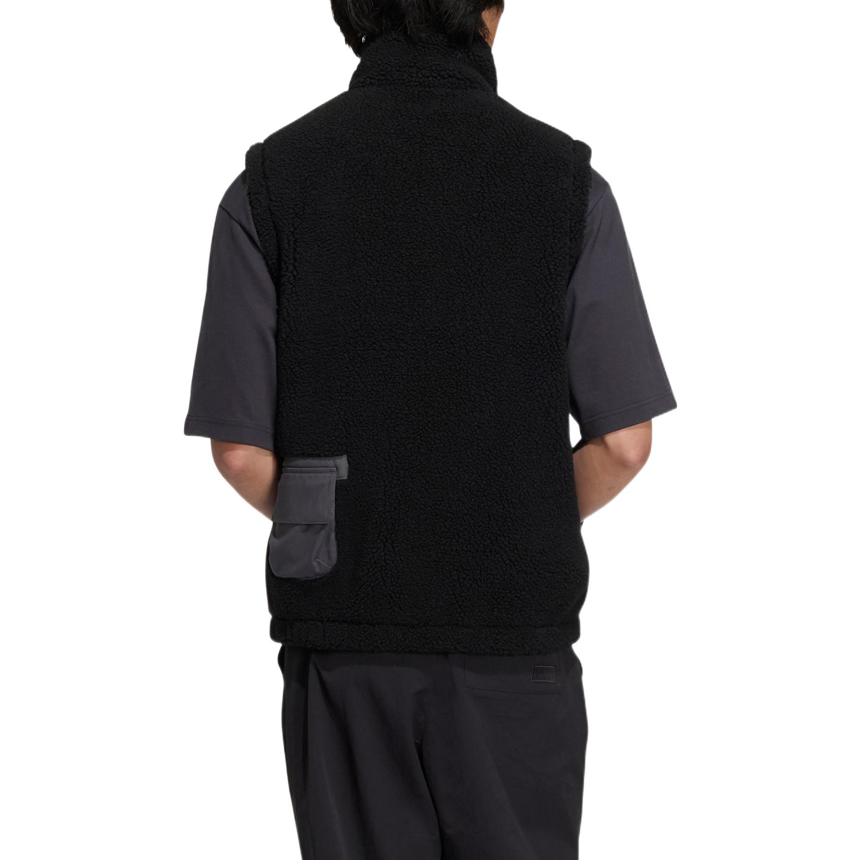 Adidas Originals FW22 Клеверный логотип с принтом на молнии с воротником-стойкой — фото 3