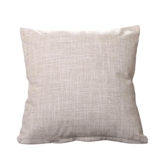 Square Linen Solid Color Soft Pillow Case Sofa Bed Cover Cushion Home
