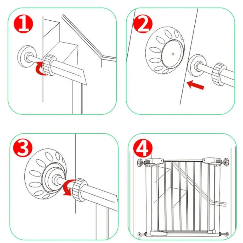 Durable Fence Netting Installation Hook Oval Fence Fixing Accessories  Child Safety Door