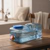Water Container with Faucet Translucent Storage Bucket