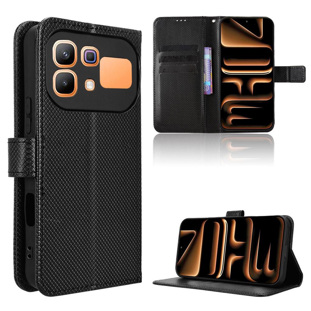 Flip Cover compatible for Infinix Note 60/Note 60 Pro PU Leather Phone Case Full-Body Protection with [RFID Blocking]