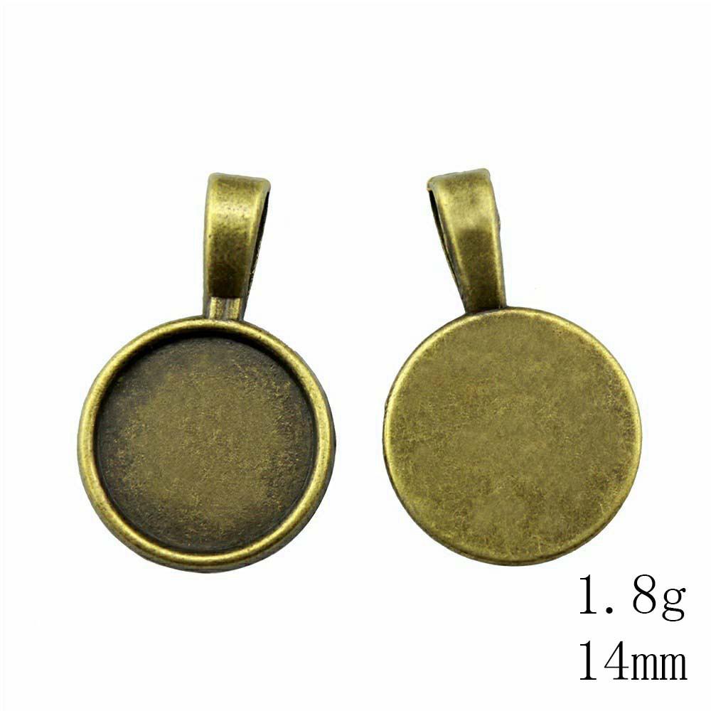 Back To School Jewelry And Accessories Fit Round 16mm Glass Cabochon Base Setting Tray Accessories Parts Items Accessories Accessories
