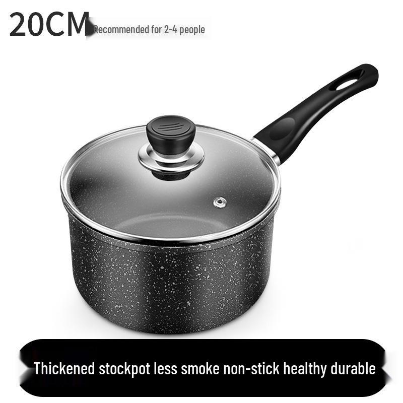 

Маленький антипригарный ковш Юкихира из майфанского камня для детского питания, супа, молока и лапши для общежития