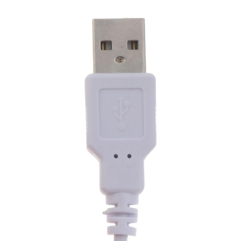 USB To DC 4.0x1.7mm 5 Volt DC Barrel Jack Power Cable,USB LED Strip Lights Flashlight Charging Cord USB To DC 4.0x1.7mm