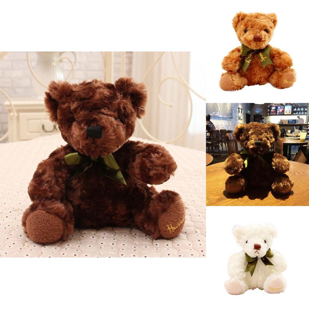 Adorable 20cm Teddy Bear Doll Plush Toy Pillow For Baby Birthday Christmas Gift