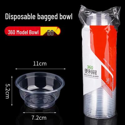 Disposable Round Plastic Bowls for Parties & Home