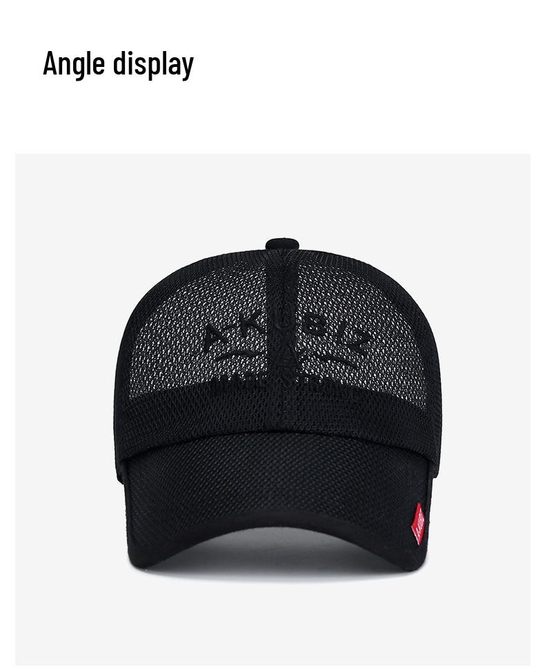 Unisex Summer Mesh Sun Hat: Breathable, Adjustable, Soft Top Baseball Cap for Youth