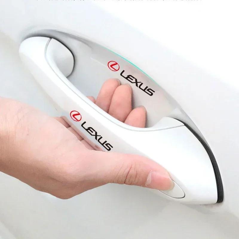 Naklejki ochronne na miseczki drzwi samochodowych dla Lexus ES330 ES350 NX300H RX400H IS300 GX470 RX450 IS250 GX460 CT200H GS400 Wewnętrzne wykończenie
