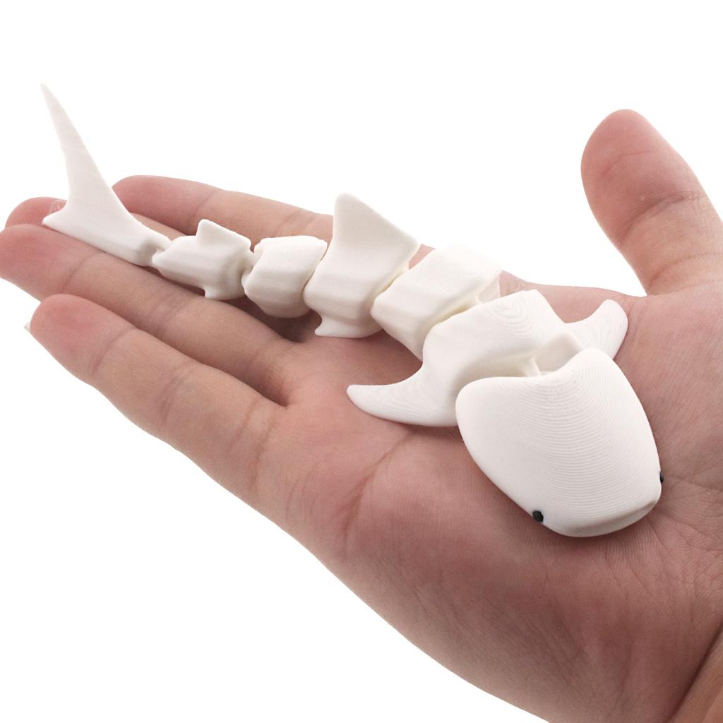3D Printed Shark Joint Movable Creative Toy Model Figurine Decorative Craft