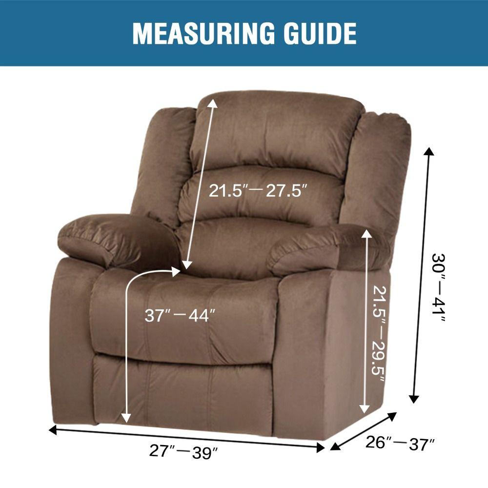 Stretchy Recliner Chair Covers Velvet Sofa Protector Thick Couch Slipcovers  Lazy Boy