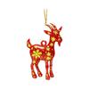 Acrylic Chinese Zodiac Goat Hanging Ornament Auspicious Design For Spring Festival New Year Home Decorationation