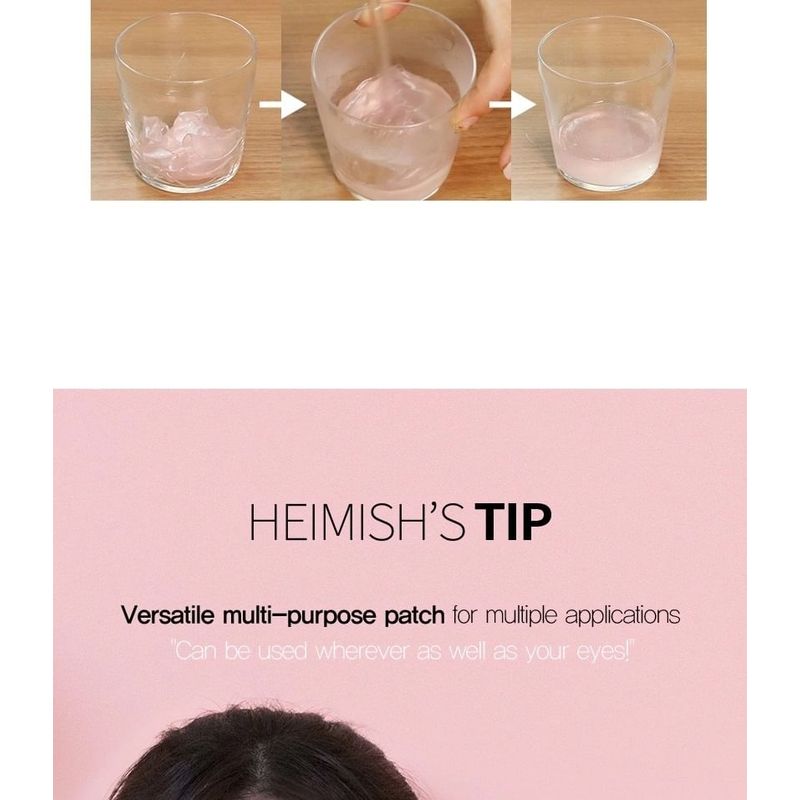 Heimish Bulgarian Rose Water Hydrogel Eye Patch