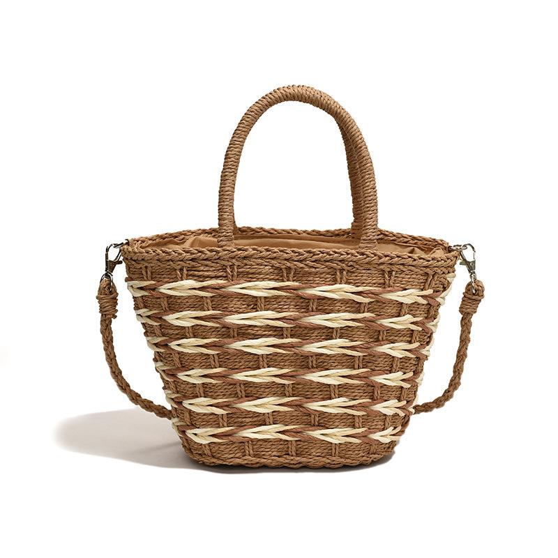 

Праздничная сумка Женская Новая Сумка через плечо Сумка через плечо Универсальная Плетеная сумка Сумка бежевый