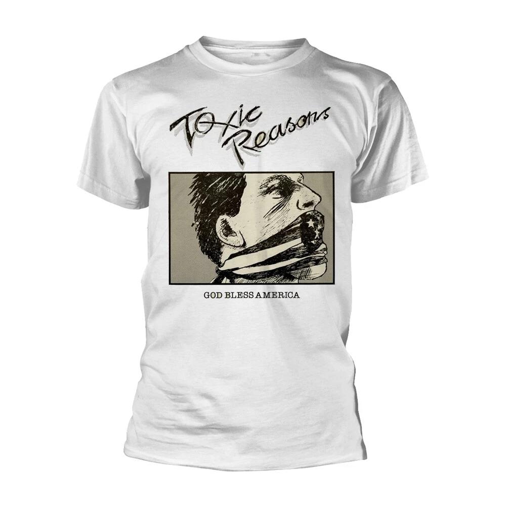 Toxic Reasons God Bless America (White) Certified Mens T-Shirt XL