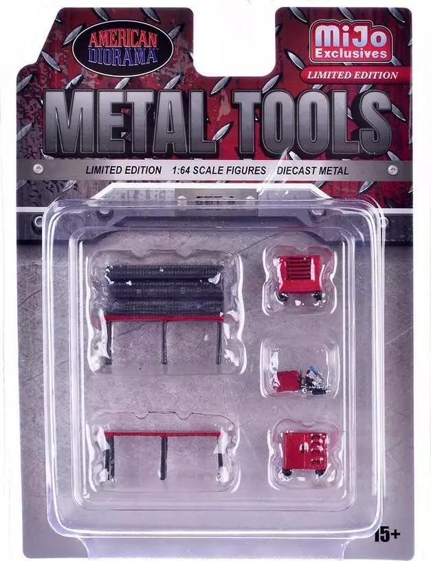 American Diorama Metal Tools Set A 1/64