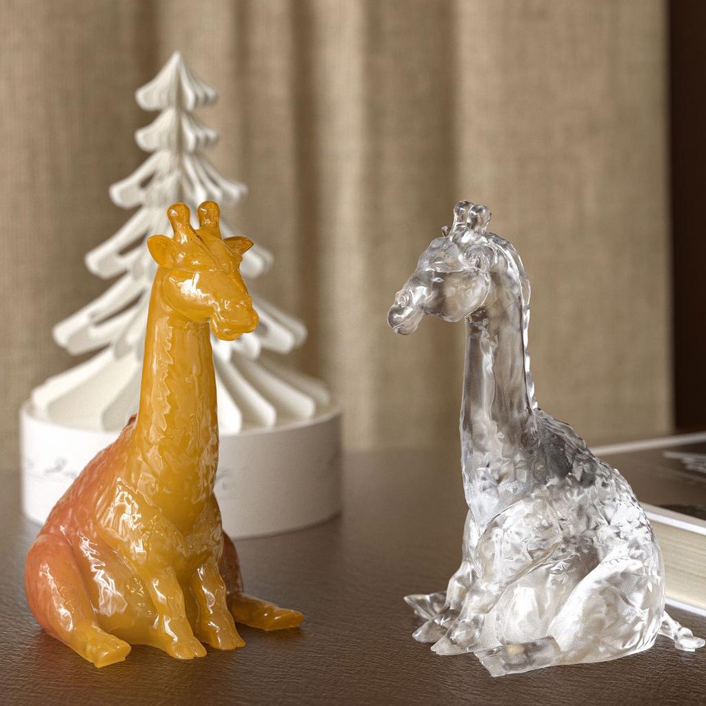3D Giraffe Silicone Mold For Crystal Epoxy Resin Crafts Home Decoration Jewelry Making Art Supplies Food Grade Material