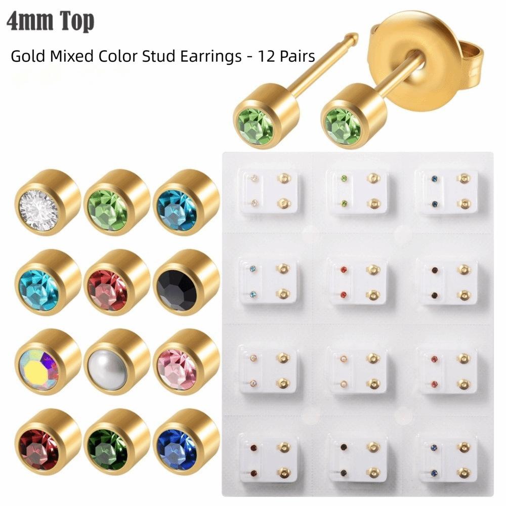 3mm/4mm TOP Sada nástrojů na propichování uší Hvězdy Nástroj na propichování uší Šperky Piercingový Salon