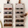 Portable Glasses, Sunglasses Bag, Multi Grid Folding Glasses Storage Rack, Car Glasses Hanging Bag 1pc Sunglasses Storage Box