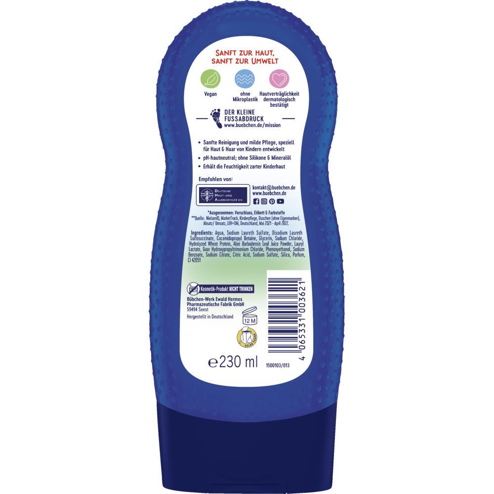 Bubchen Kids Shampoo & Shower Gel 2in1 Dinosaur 230ml