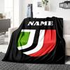 Custom Name AC Milan Crest Blanket for Couch & Bed, Plush Cozy Fuzzy Blanket Super Soft & Warm Blankets for Fall and Winter. 0908274