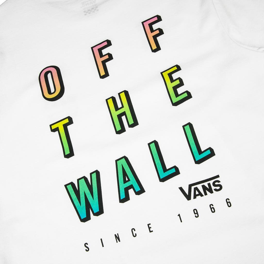 Vans Loose Fit Sports Casual Round Neck Short Sleeve T-Shirt Women Tops White VN0A4BRIWHT