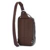 Doubles Men's Leather Body Bag, A5 Size Storage, Dark Brown, BKS-7041