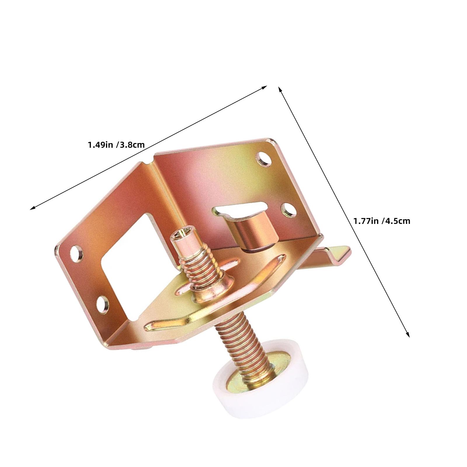 8pcs Furniture Feet Levelers 28mm Adjustable Furniture Leg Height Adjuster Metal Threaded Levelers For Cabinet Sofa Table