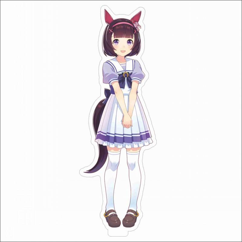 Japan Beautiful Derbil 15 Cm Cartoon Characters Acrylic Double-sided Stand Model Kawaii Cute Office Decoration Panel Permanent Recording Fans