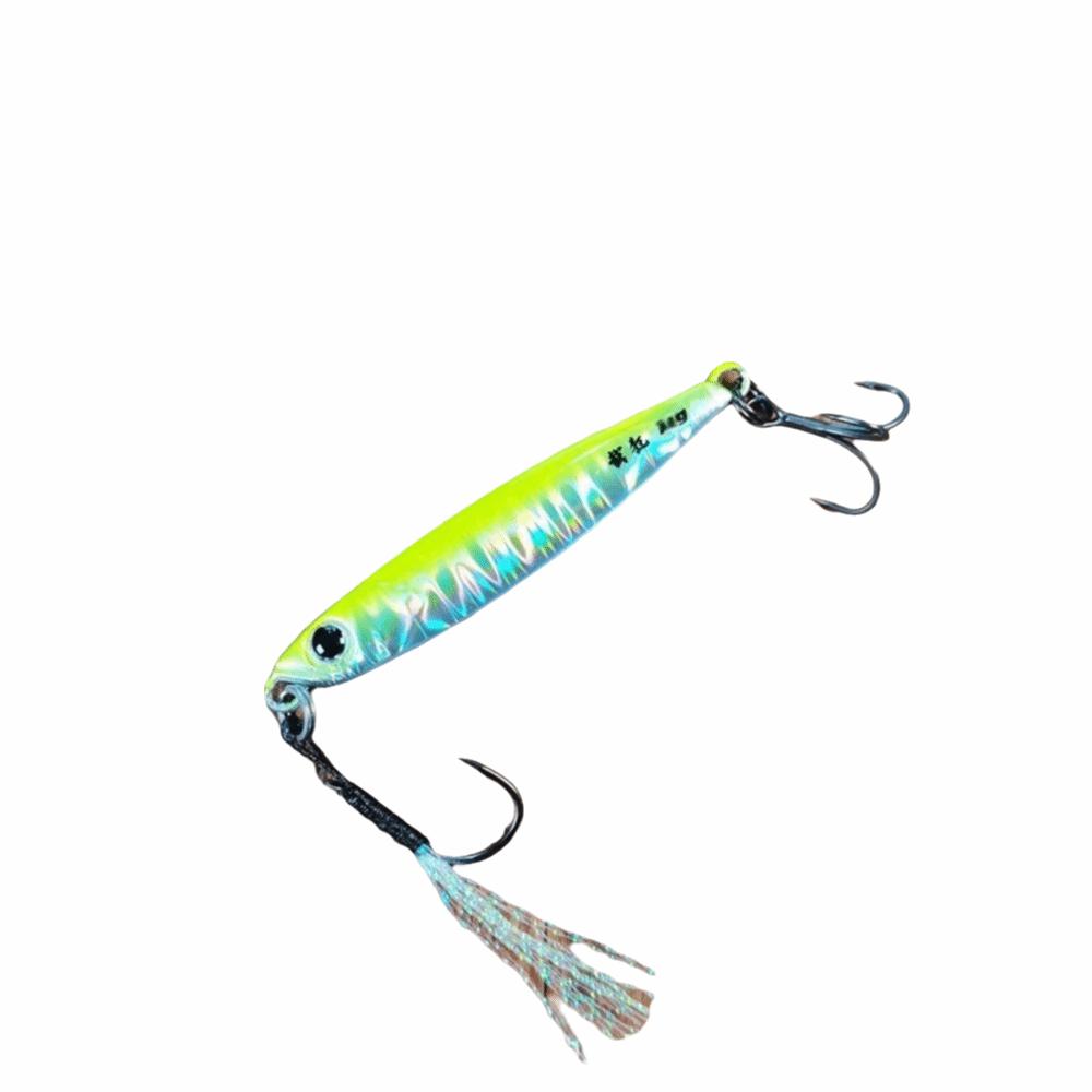 

Drag Cast Design Vertical Metal Jig Metal Material Saltwater Lures Trout Hard Bait Bass Fishing 15g-E