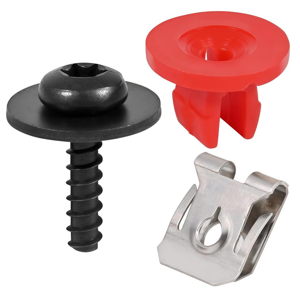 Kit de Clips para Coche Ford Lincoln: Cubierta del Motor, Cubierta del Chasis, Tornillo Perno Tuerca Clips T30.