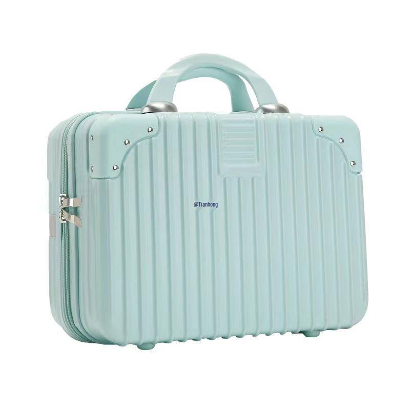 14-Inch Women's Portable Lockable Makeup and Nail Art Tool Case