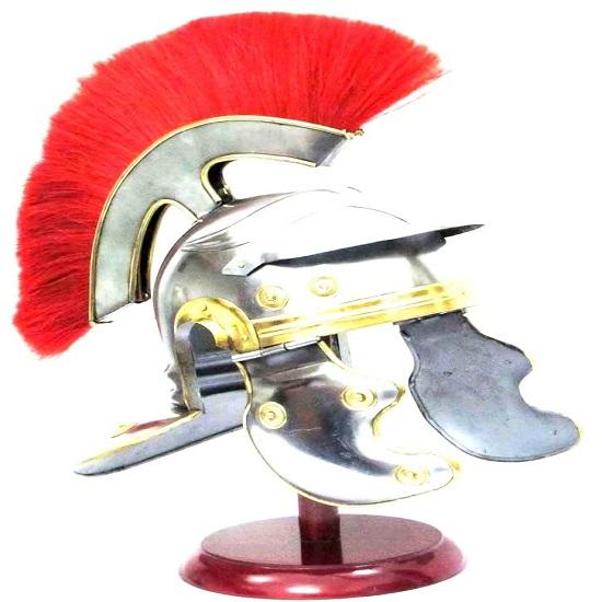 Medieval Roman Helmet Centurion Gallic Helmet Spartan Greek Knight Armor Helmet Size 67 Cm