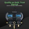 0-6000 KPa Digital Manifold Pressure Gauge, Electronic Air Conditioner Pressure Leak Tester, Refrigerant-Vacuum Pressure Gauge
