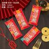 100Pcs 7x10cm Chinese New Year Snowflake Crispy Packaging Baking Cookie Machine Sealed Candy Red Bags