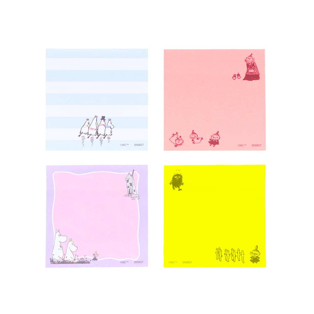 Schreibwaren Mumin Haftnotizen mit 24 kleinen S2844141 Sun-Star Illustrationen, Sommer, Mein,